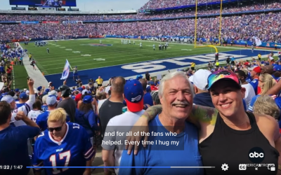 Nurse preforms life saving CPR for man at Buffalo Bills game